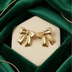 Aurora Gold Floral Statement Studs