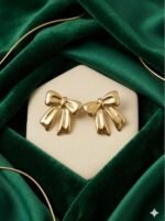 Aurora Gold Floral Statement Studs