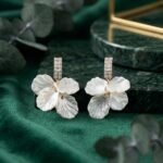 Ivory Bloom Mother-of-Pearl Statement Earrings