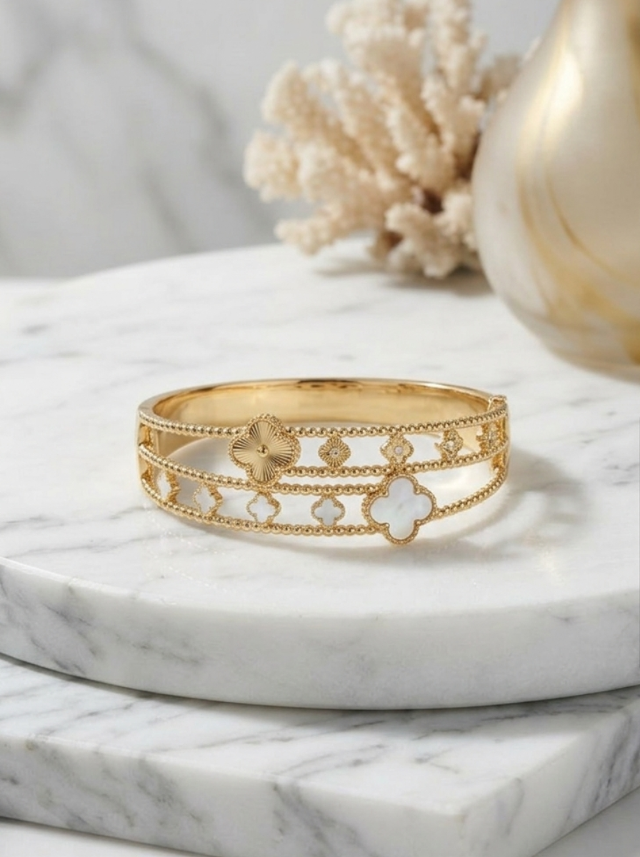 Untitled design (10) The Serendipity Gold Bangle - Image 1