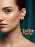 Luxury Gold Butterfly Drop Earrings for Women – Elegant Statement Fashion Jewelry - Image 2