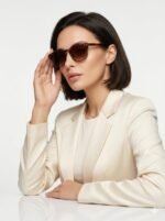 Classic Brown Tortoiseshell Round Sunglasses for Women
