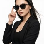 Premium Retro Style Black Sunglasses