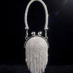 The Seraphina Crystalline Fringe Minaudière